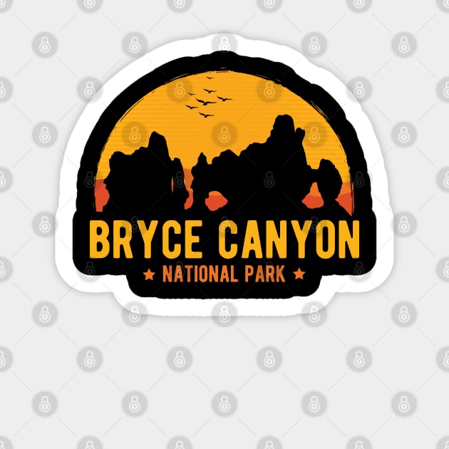 Bryce Canyon National Park Utah Sunset Sticker by HCMGift